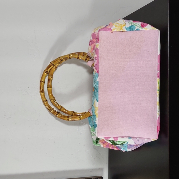 Embellished Printed Canvas Tote Bag - Picture 5 of 7